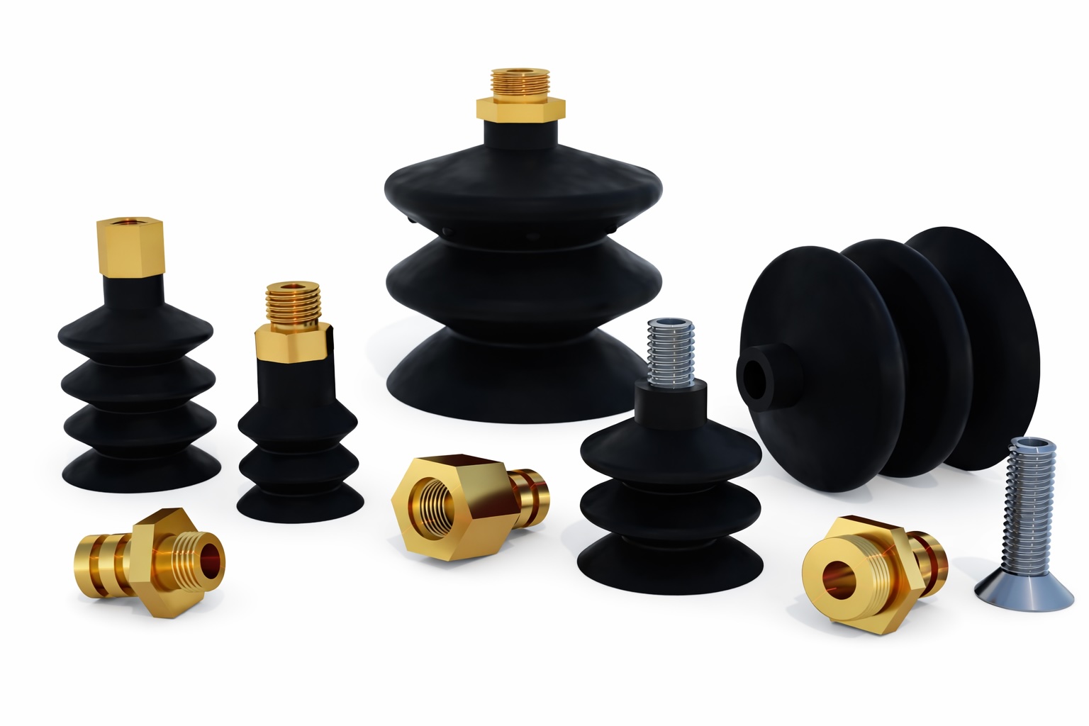 Ventouses 2 soufflets et demi Ø 30 à 85